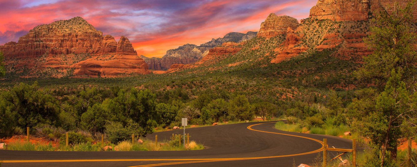 sunset mountain