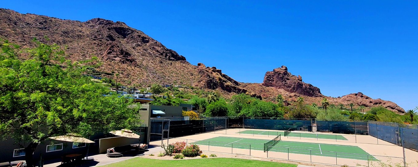 Tennis courts