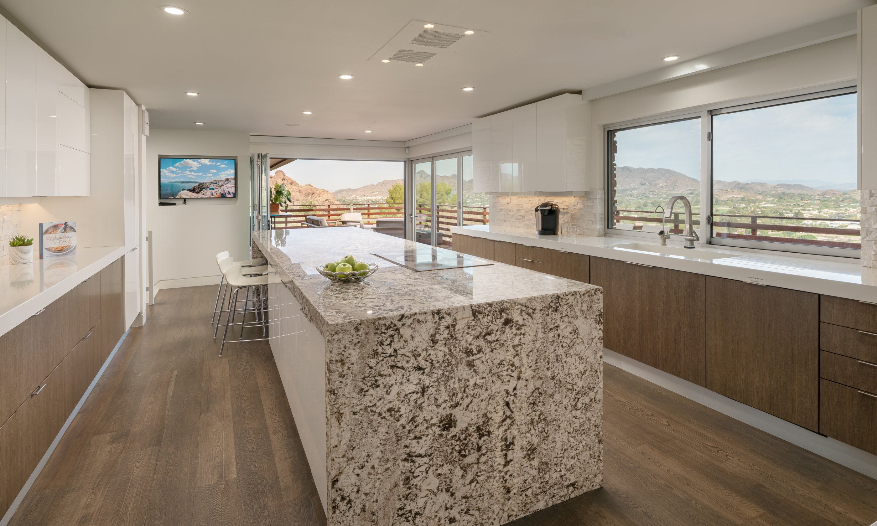 Kitchen and Patio