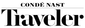 Logo with the text "Condé Nast Traveler" in black font.