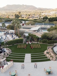 Aerial View of Wedding Venues
